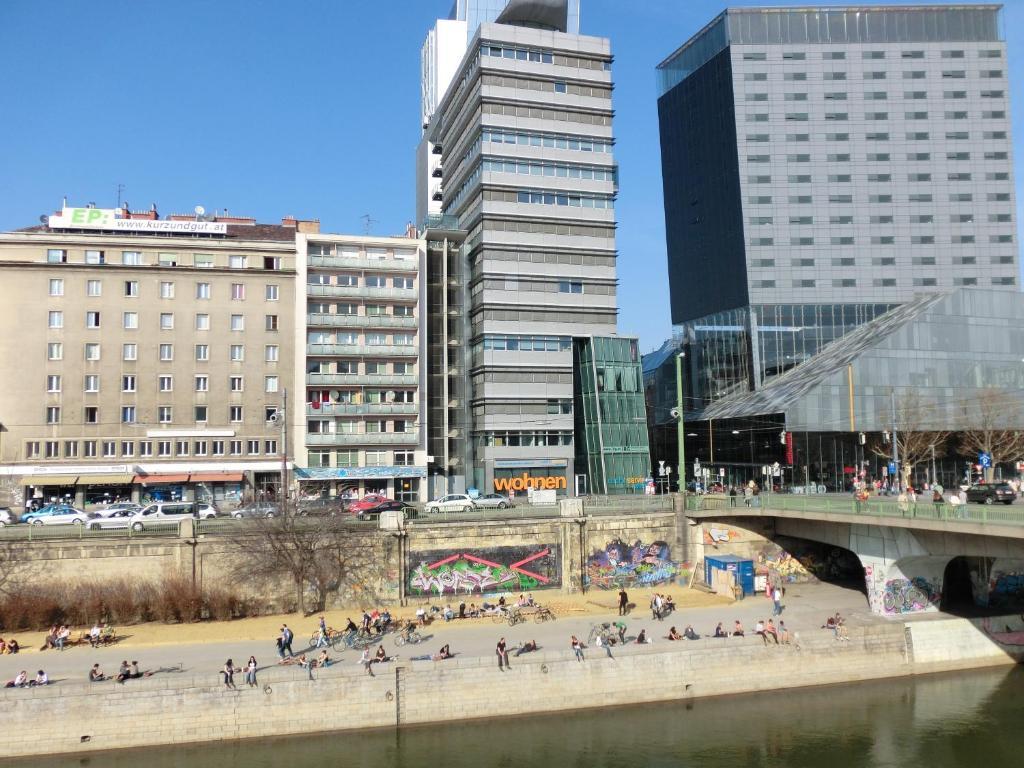 וינה Apartment Am Donaukanal מראה חיצוני תמונה